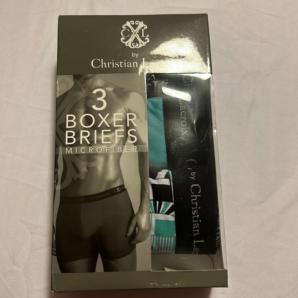 CHRISTIAN LACROIX 3 pack micro fiber boxer briefs